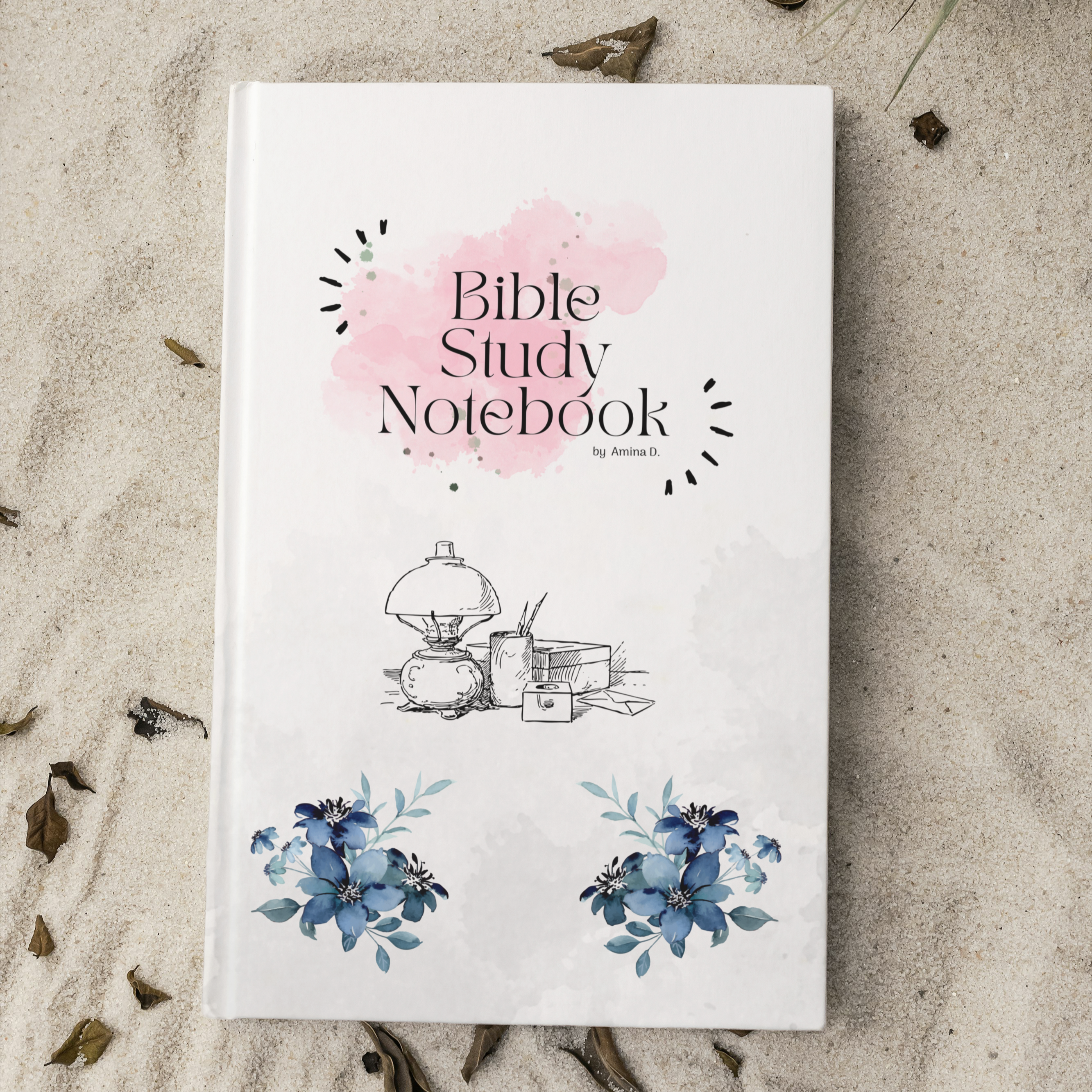 Bible Study Notebook Floral Station