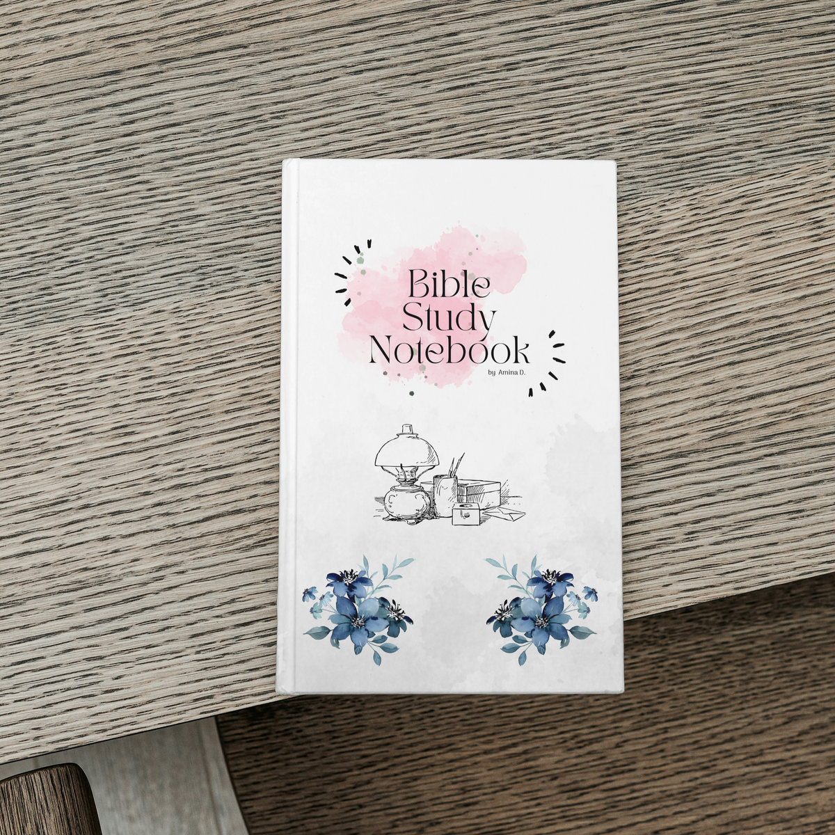 Bible Study Notebook Floral Station