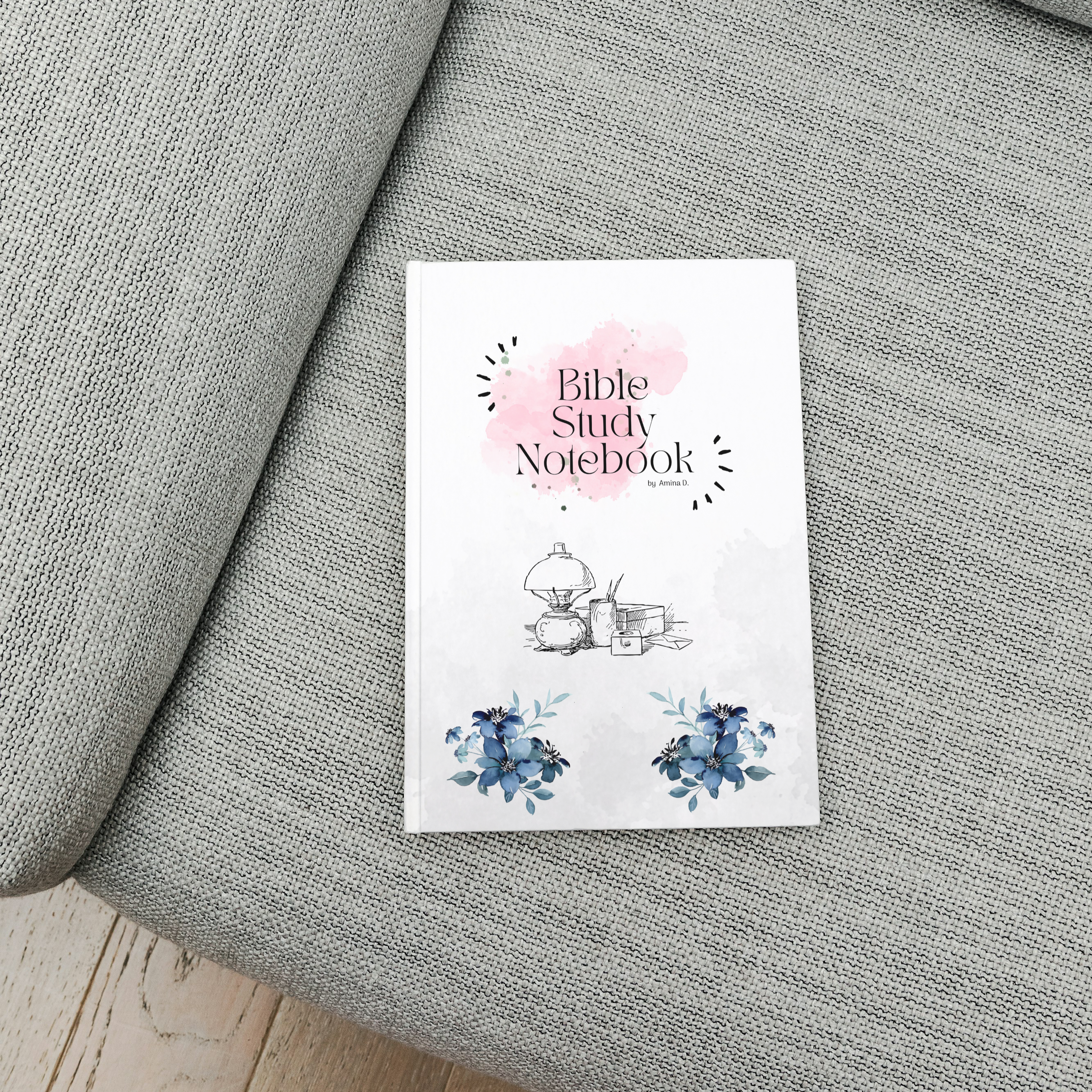 Bible Study Notebook Floral Station