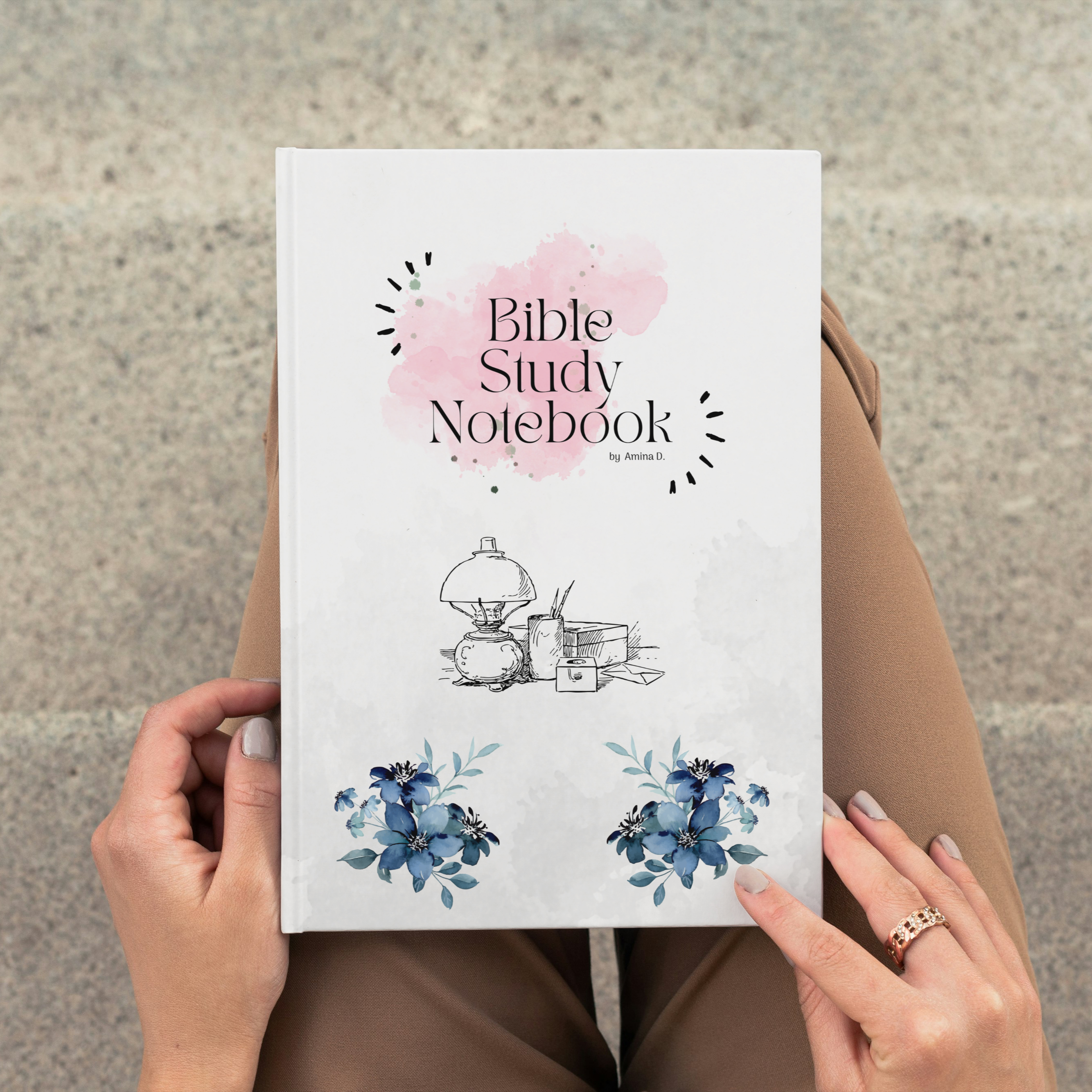 Bible Study Notebook Floral Station