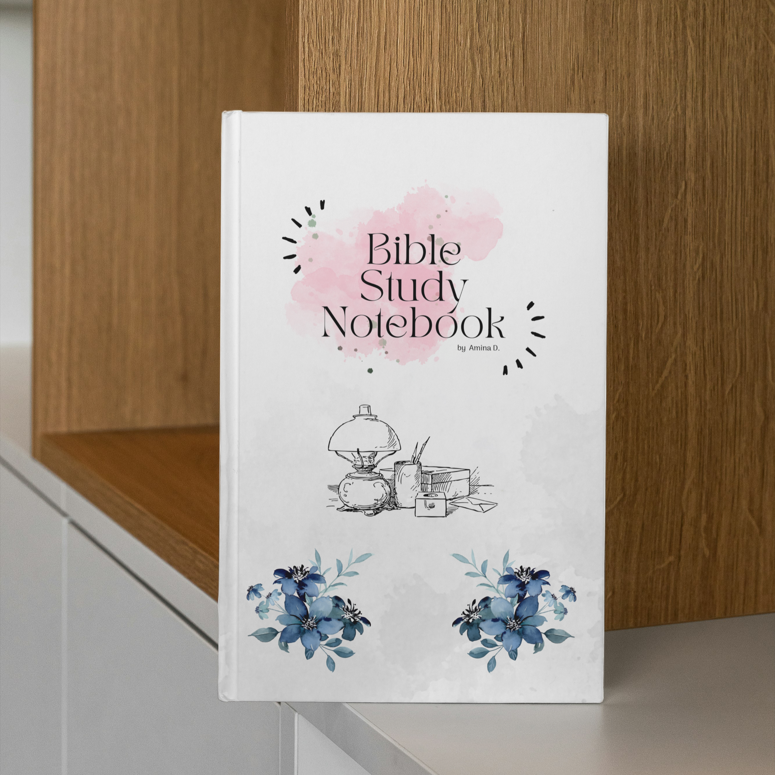 Bible Study Notebook Floral Station