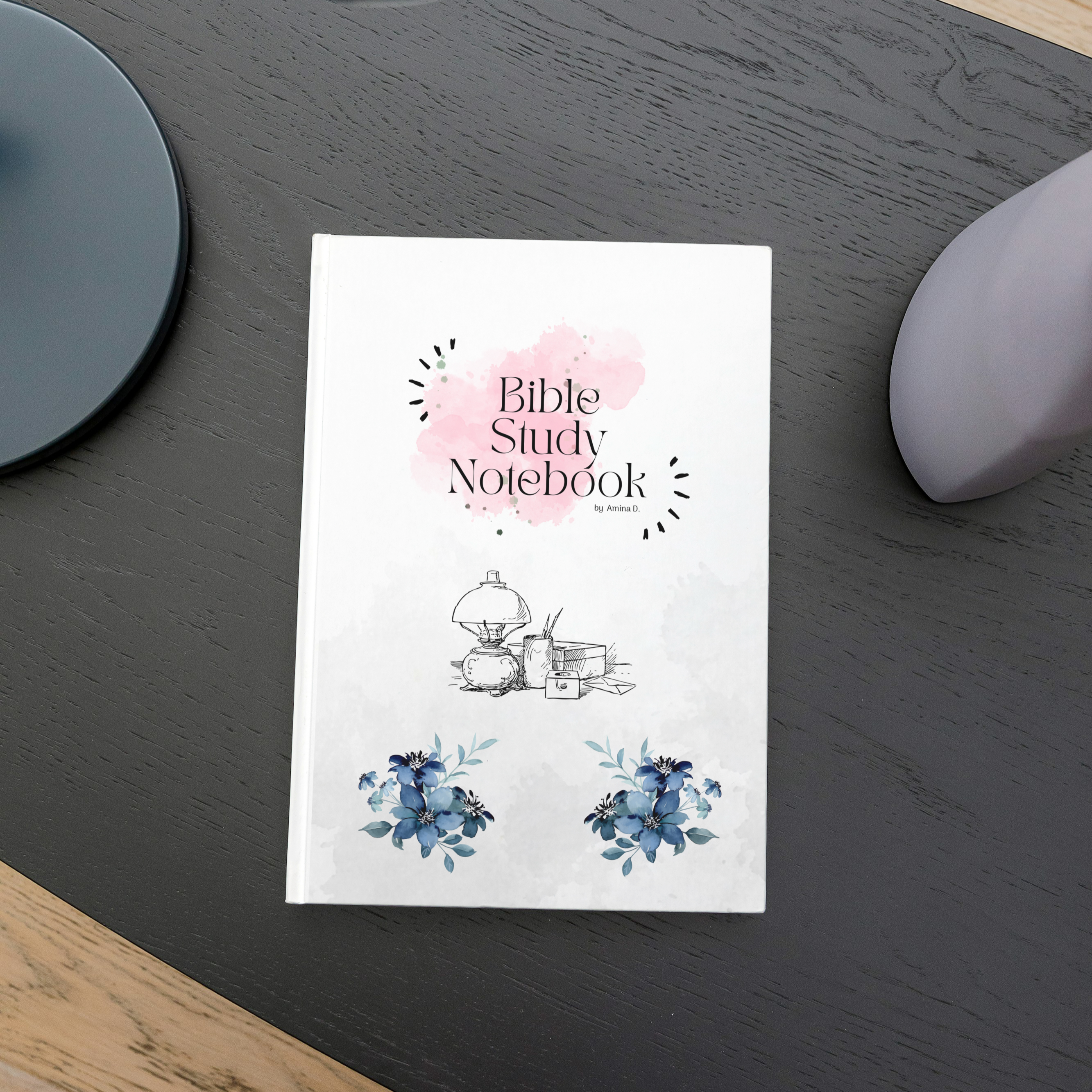 Bible Study Notebook Floral Station