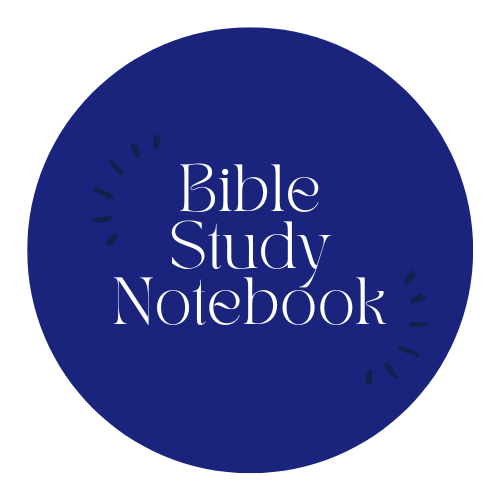 Bible Study Notebook