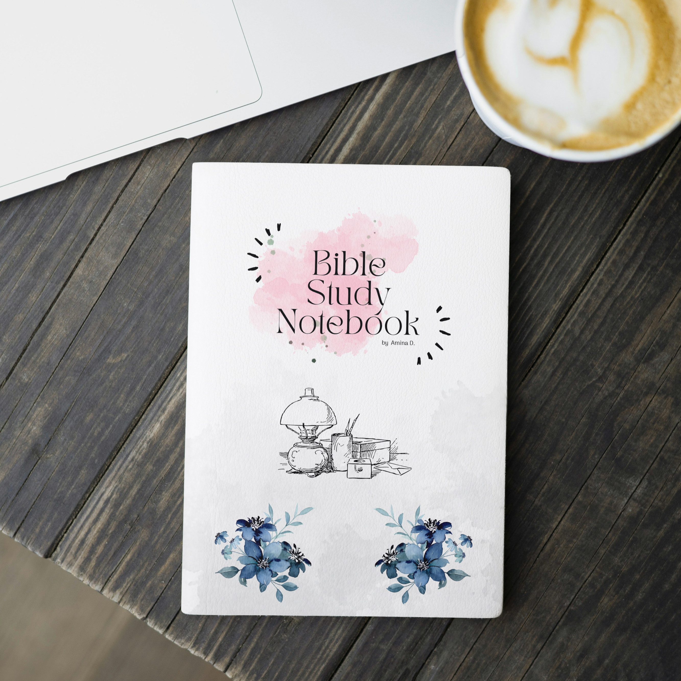 Bible Study Notebook Floral Station